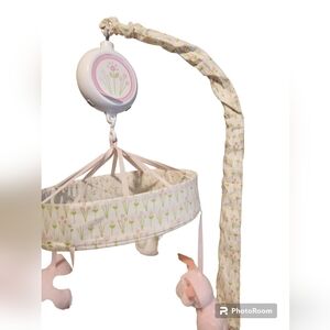 Cloud Island Pink Crib Mobile Forest Frolic Musical Mobile